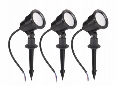3x REFLEKTOR LED ogrodowy WBIJANY SERGIO 7W IP65 na Arena.pl