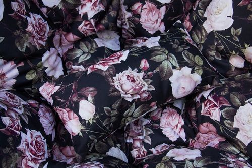 Poduszka na kokon wiszący fotel PREMIUM - róże na Arena.pl