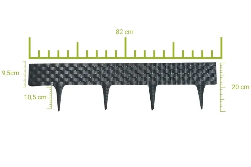 Palisada RATTAN 80 cm czarny (black) zdjęcie 3