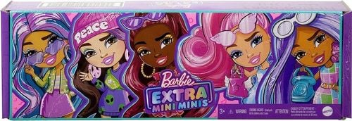 LALKA BARBIE EXTRA MINI MINIS zestaw 5 lalek na Arena.pl