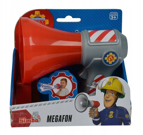 SIMBA STRAŻAK SAM MEGAFON NA BATERIE MIKROFON na Arena.pl