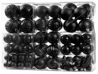 BOMBKI CHOINKOWE NIETŁUKĄCE WZORY 120 szt DUŻY ZESTAW XXL ŚWIĘTA