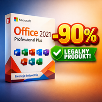 🔑 Office 2021 Pro Plus Klucz - Natychmiastowa dostawa - Online 24/7