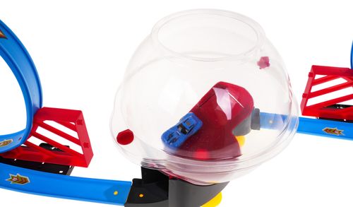 Dwupasmowy Tor Wyścigowy Z Kulą Dla Dzieci 3+ Części Konstrukcyjne 28 El. na Arena.pl