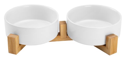 ceramiczne miski dla psa 400ml 2x jax białe na Arena.pl