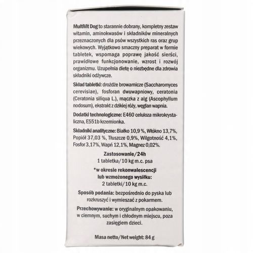 Multivit Witaminy Minerały dla Psa Pokusa 120 tab na Arena.pl