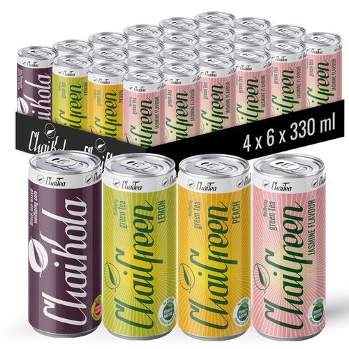 ChaiTea Mix 24x330ml ChaiKola Chaigreen zielona herbata ice tea napój na Arena.pl