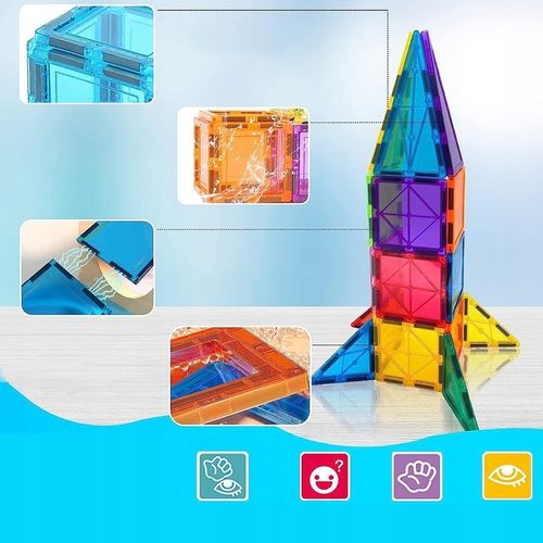 BEZPIECZNE KLOCKI MAGNETYCZNE DLA DZIECI na Arena.pl