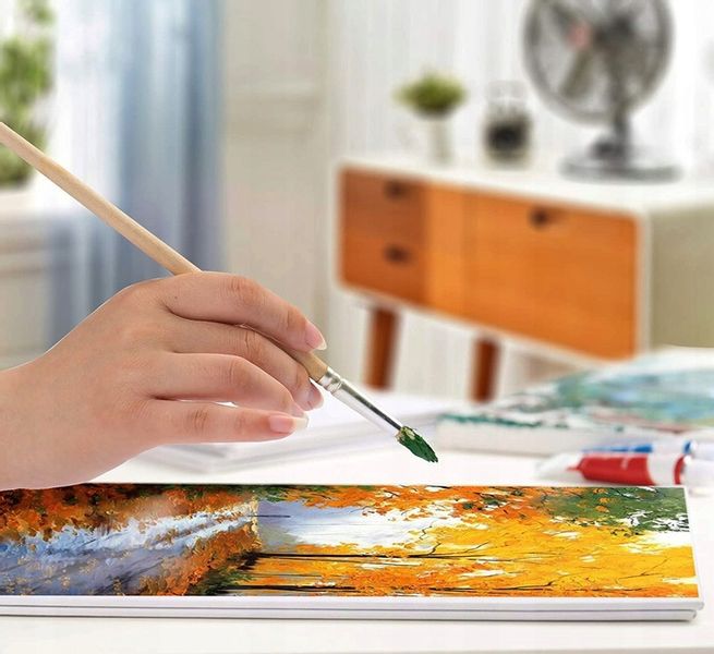 DUŻY ZESTAW Malarski sztaluga płótna farby PREMIUM zdjęcie 4