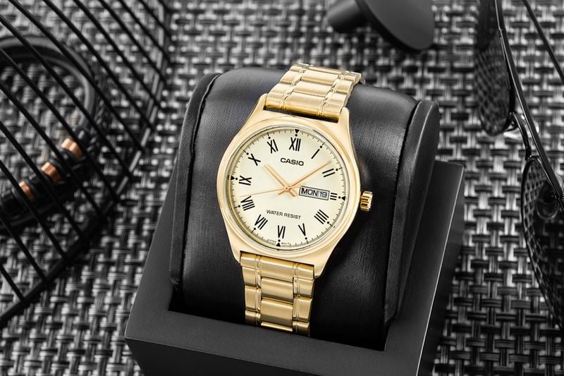 zegarek męski casio mtp-v006g-9budf + box zdjęcie 5