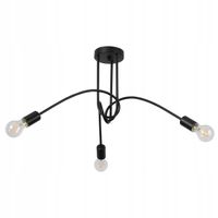 2 x Lampa sufitowa wisząca żyrandol LED E27 oprawa LOFT PĘTLA