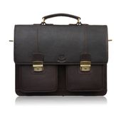 teczka męska na dokumenty skórzana aktówka podróżna paolo peruzzi ay-03-br