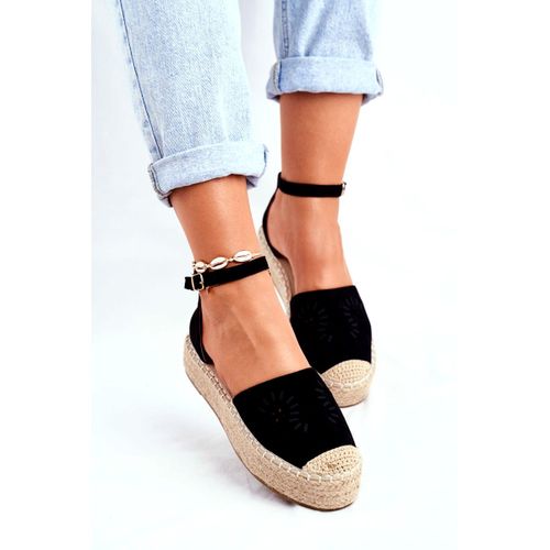 Espadryle Damskie Na Platformie Lniane r.41 na Arena.pl
