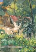 Plakat 70x100cm House of Père Lacroix, Paul Cezanne Vintage Salon