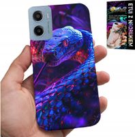 ETUI DO MOTOROLA E15 / G05 - WĄŻ KOBRA GRZECHOTNIK GADY CASE + FOLIA
