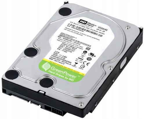 WD AV-GP 2TB 7.2K 64MB SATA II 3.5'' WD20EURS na Arena.pl