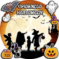 OPŁATEK NA TORT 30CM - HALLOWEEN DYNIA + IMIĘ + GRATIS! 24CM 26CM