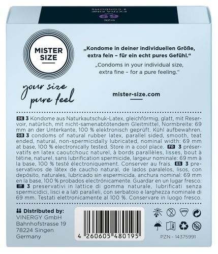 mister size 69mm pack of 3 na Arena.pl