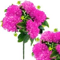 Chryzantemy bukiet sztuczny dekoracja sztuczne stroik do wazonu 59cm różowy