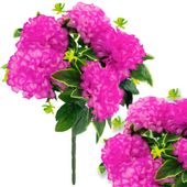 Chryzantemy bukiet sztuczny dekoracja sztuczne stroik do wazonu 59cm różowy