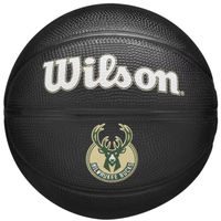 Piłka do koszykówki Wilson Team Tribute Milwaukee Bucks Mini Ball WZ4017606XB — Rozmiar: 3