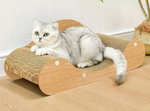 Drapak Dla Kota Sofa Łóżko Legowisko Karton Do Drapania Kanapa Kotka 60 cm na Arena.pl