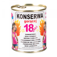 konserwa gorącej 18-stki biała