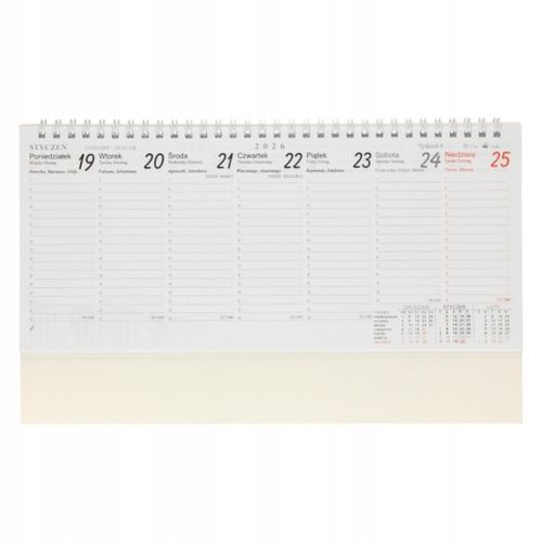 KALENDARZ BIUROWY DARRIEUS POZIOM 30X290 2026 na Arena.pl