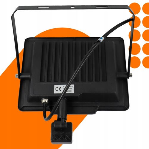 Naświetlacz LED Halogen 100W Reflektor Lampa Zewnętrzna Czujnik Ruchu na Arena.pl