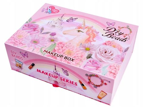 KUFEREK KOSMETYKÓW DLA DZIECI ZESTAW PIĘKNOŚCI DO MAKIJAŻU JEDNOROŻEC na Arena.pl