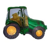 Balon foliowy traktor zielony maszyny rolne ciągnik 60cm