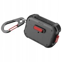ETUI SKINARMA MECHA NA AIRPODS PRO 2 SZARY GUNMETAL