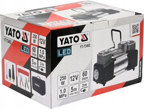 Kompresor samochodowy 12V YATO YT-73462 na Arena.pl