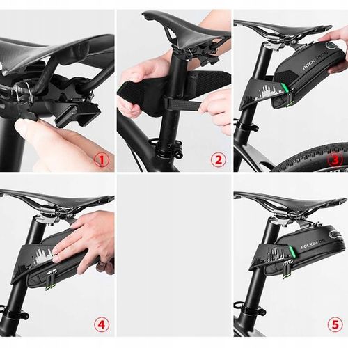 ROCKBROS SAKWA ROWEROWA NA ROWER POD SIODEŁKO TORBA 1,5l TORBA POJEMNA DUŻA na Arena.pl