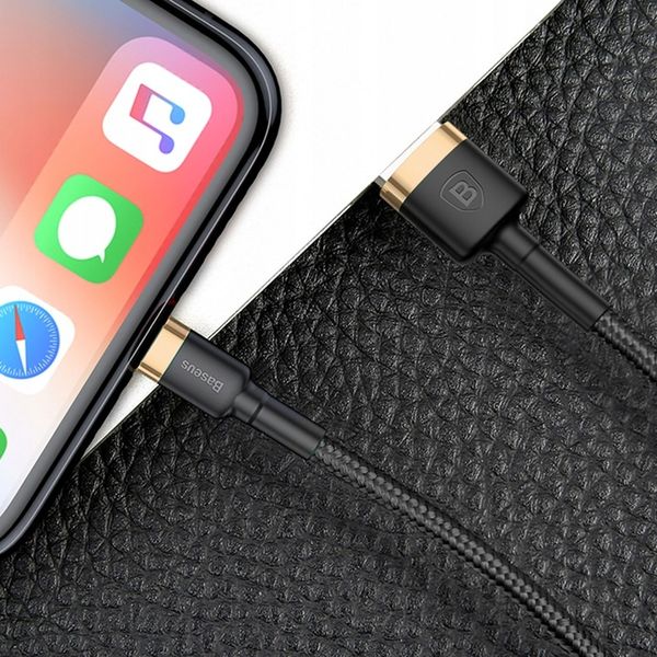 BASEUS SZYBKI KABEL USB LIGHTNING 1M DO ŁADOWANIA IPHONE QC3.0 DO ŁADOWARKI zdjęcie 7