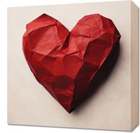 Obraz 50x50cm Kreślone Serce