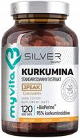 MYVITA KURKUMINA PIPERYNA 120 kapsułek KURKUMA PIEPRZ 95%