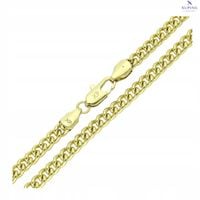 Łańcuszek 14K Pozłacany Pancerka 45 cm 5 mm