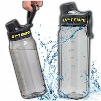 Butelka 680ml z tritanu sportowa bidon na wodę napój TRITAN BPA FREE czarna