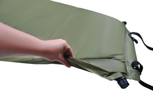 Materac samopompujący - zielony na Arena.pl