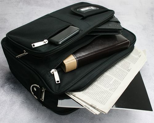 torba męska do pracy a4 bellugio - czarna na Arena.pl