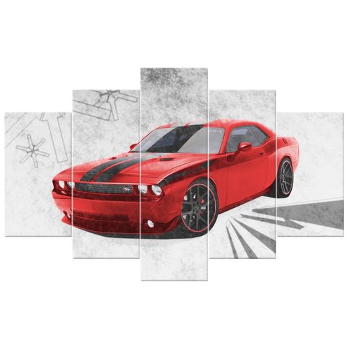 Obraz 100X63 Dodge Challenger Blacktop na Arena.pl