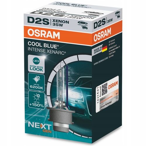 OSRAM D2S XENON ŻARNIK XENARC COOL BLUE INTENSE NEXT GEN 6200K HOMOLOGACJA na Arena.pl
