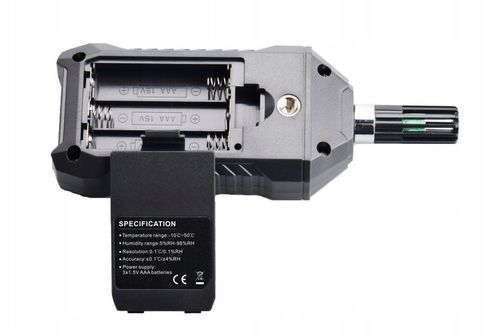 HIGROMETR WILGOTNOŚCIOMIERZ MIERNIK WILGOTNOŚCI I TEMPERATURY POWIETRZA LCD na Arena.pl