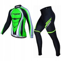 X-Tiger Strój Rowerowy Kolarski Komplet Zestaw Bluza Leginsy Getry Zima S