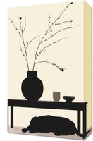 Obraz 30x50cm Wypocznij Psino