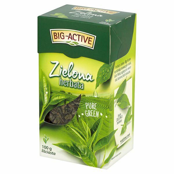 BIG ACTIVE Zielona Liść 100g zdjęcie 1