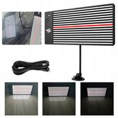Lampa pdr Tablica refleksyjna do wgnieceń 3 tryby pracy Mocna Led USB-C