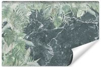 Fototapeta Do Salonu LIŚCIE Tropikalne Marmur Kamień 90cm x 60cm