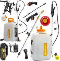 OPRYSKIWACZ PLECAKOWY AKUMULTOROWY DMUCHAWA AKU RIWALL SIEWNIK MOCNY